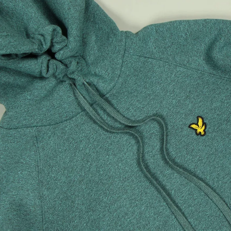 Lyle and Scott Marl Hoodie - Alpine Sky Marl-1